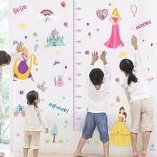 Disney Princess Height Chart Wall Stickers Furniture Home