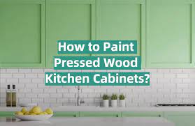 paint pressed wood kitchen cabinets