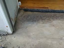 Concrete Sill Under Our Front Door