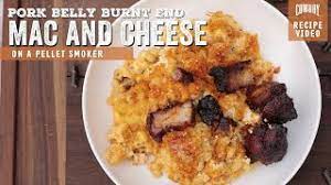 pork belly burnt end mac and cheese