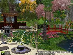 Sims Resource Going Asian Outdoor Garden