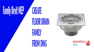 family revit mep create floor drain
