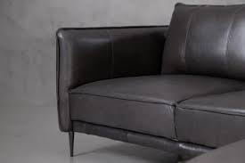 Ottavia Leather L Shape Couch