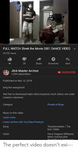 Our players are mobile (html5) friendly, responsive with chromecast support. Full Watch Shrek The Movie 2001 Dance Video 24793 Views Share Download 4k 28 Save Jlink Master Archive Rip Subscribe 1206 Subscribers Published On Mar 10 2019 Long Live Energonchi Feel Free