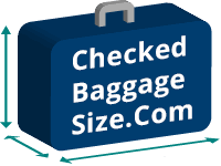 airline checked bage size chart