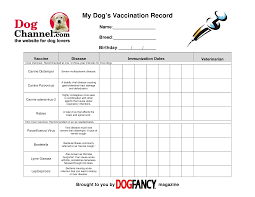 Dog Shot Record Chart Printable Www Bedowntowndaytona Com
