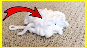 spread shaving cream on your carpet and