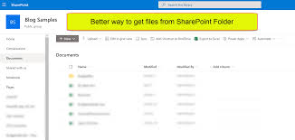 improve file import from sharepoint in