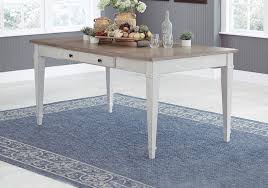 Contemplating a bigger home makeover? Skempton Two Tone Dining Table W Storage Cincinnati Overstock Warehouse