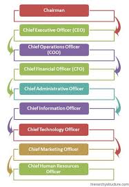 The Corporate Designation Rank Hierarchy Structure Is A