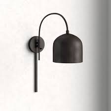 Light Dimmable Plug In Armed Sconce