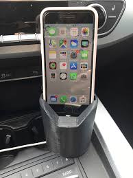 free stl file car cup holder iphone 7 8