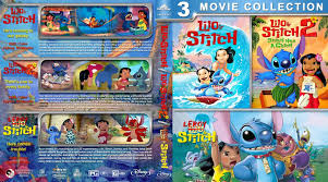 This item is a dvd of lilo must tame stitch, or his bad behavior could be held against nani by cobra. Lilo Stitch Triple Feature 2002 2006 R1 Custom Blu Ray Cover Dvdcover Com