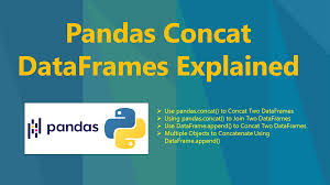 pandas concat two dataframes explained