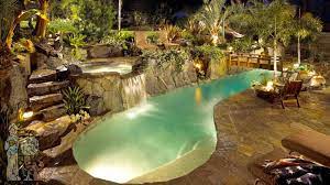 Rock Pool And Spa Garden