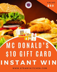 mcdonalds gift card instant win