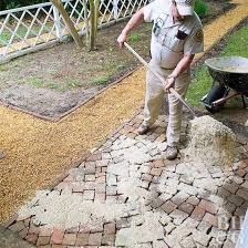 How To Build A Broken Brick Patio