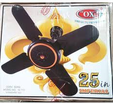 ox 25 short blade ceiling fan