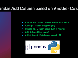 pandas add column based on another