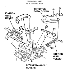 Honda online 2006 accord engine wire harness v6 parts. 1999 Honda Accord Upper Intake Manifold Diagram Engine