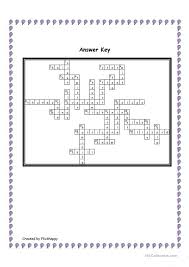 Weather Conditions Crossword English Esl Worksheets