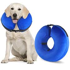 Protective Inflatable Cone Collar For Dogs And Cats Soft Pet Recovery E Collar Cone Small Medium Large Dogs Designed To Prevent Pets From Touching