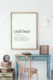 Wall Art Craft Beer Print Funny Bar