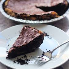 ridiculously chocolaty easy brownie pie