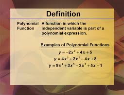 Definition Polynomial Concepts