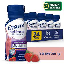 ensure high protein nutrition shake