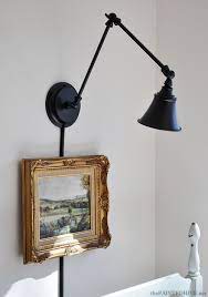 A Desk Lamp Becomes A Wall Light The