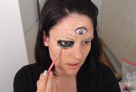 diy blind fortune teller makeup fx for