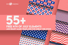 55 Premium Free 4th Of July Elements And Ready Made Templates For