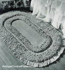 oval loop sch rug free crochet