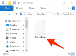 how to open rar files in windows 10