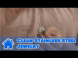 to clean stainless steel jewelry