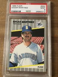 1989 score #768 edgar martinez rookie card. Auction Prices Realized Baseball Cards 1989 Fleer Edgar Martinez