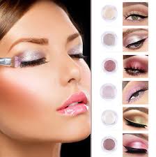 women eye shadow face highlight glitter