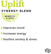 Edens Garden Uplift Essential Oil Synergy Blend 100 Pure Therapeutic Grade Highest Quality Aromatherapy Oils Anxiety Energy 5 Ml