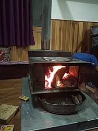 wood burning stove wikipedia
