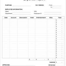 Free Expense Report Form Pdf 9 Sample Expense Report Templates