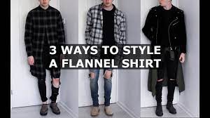3 ways to style a flannel shirt