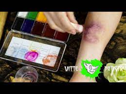 realistic bruise makeup tutorial using