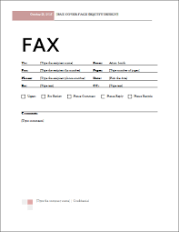 Word Fax Template 2007 Magdalene Project Org