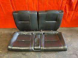 Rear Leather Seat Set Seats Black Oem