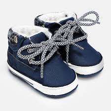 Mayoral Baby Boy Lace Up Boots Night Baby Boy Shoes