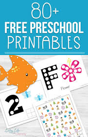 Free Preschool Printables Printable Childrens Learning