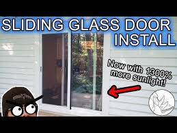 How To Install A Sliding Glass Door