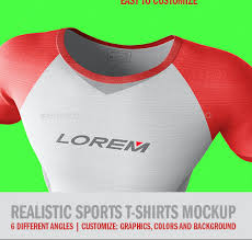 sports t shirt mockup psd templates