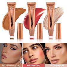 easy face contour makeup cream beauty